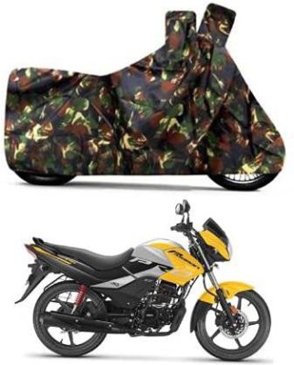 CARFAB Waterproof Two Wheeler Cover for Hero(Passion Plus, Green)