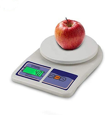 DT830D Digital Kitchen Weighing Machine Multipurpose Electronic Weight Scale with Backlit LCD Display for Measuring Food, Cake, Vegetable, Fruit ( 10kg Back Light Support ) Weighing Scale(White) DT830D Digital Kitchen Weighing Machine Multipurpose Electronic Weight Scale with Backlit LCD Display for Measuring Food, Cake, Vegetable, Fruit ( 10kg Back Light Support ) Weighing Scale(White)