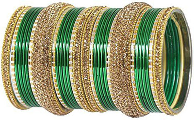 ZULKA Metal, Stone Bangle Set(Pack of 30)