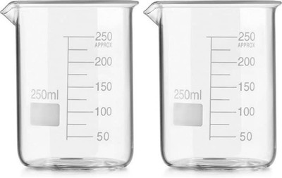 VVS 250 ml Measuring Beaker(Pack of 2)