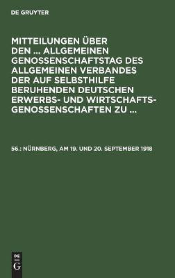 Nuernberg, Am 19. Und 20. September 1918(German, Hardcover, unknown)
