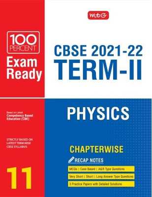 Class 11-100 Percent Exam Ready Cbse Board Term 2 Chapter-Wise Question Bank Physics(English, Paperback, unknown)