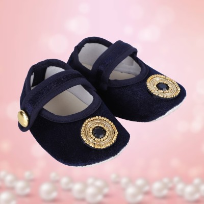 Coco Candy Booties(Toe to Heel Length - 12 cm, Navy Blue)