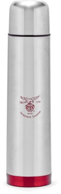 EAGLE Red Sleek 500 ml Flask(Pack of 1, Silver, Steel)