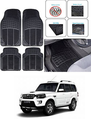 RONISH Rubber Standard Mat For  Mahindra Scorpio(Black)
