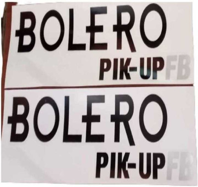 ESSAR AUTO LIGHTS Sticker & Decal for Car(Black, Silver)