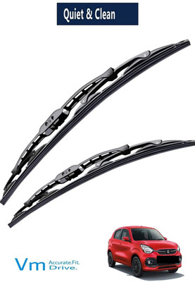 VM Carparts Wiper Blade Windshield Wiper(50 cm, Passenger And Driver Side Wipers)