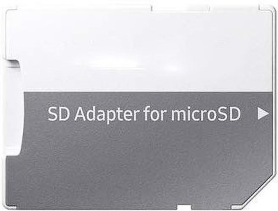 ULTRABYTES MicroSD XC SD Adapter Compatible with All MicroSD Mobile Memory Cards 4GB/8GB/16GB/32GB/64GB/128GB/256GB. (Only Micro SD Adapter Memory Card is Not Included with it) Card Reader(White)