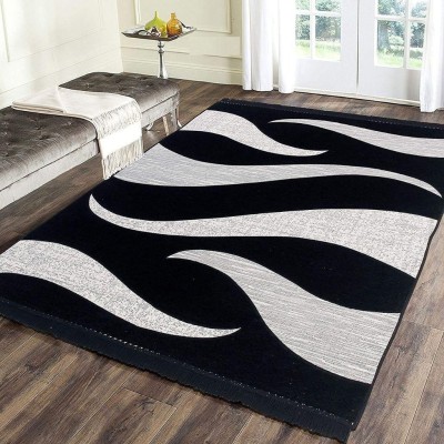 PICTAS Multicolor Chenille Carpet(5 cm,  X 7 cm, Rectangle)
