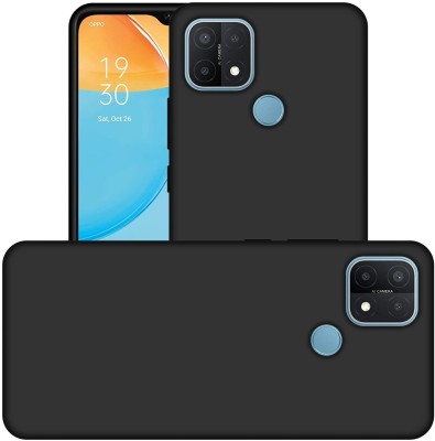 CASE CREATION Back Cover for Oppo A15 Soft Case(Black, Waterproof, Silicon, Pack of: 1)
