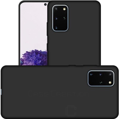 CASE CREATION Back Cover for Samsung S20 Plus (2020)(Black, Shock Proof, Pack of: 1)