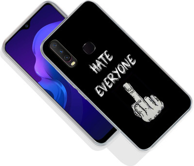 omnmo Back Cover for Vivo Y11 Y12 Y15 Y17 U10(Black, White, Dual Protection, Silicon, Pack of: 1)