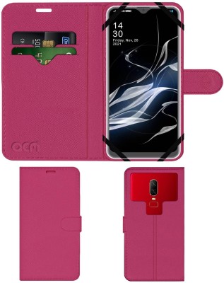 ACM Flip Cover for Maplin Map3 Max(Pink, Cases with Holder, Pack of: 1)