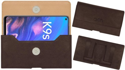 ACM Pouch for Oppo K9s(Brown, Holster, Pack of: 1)