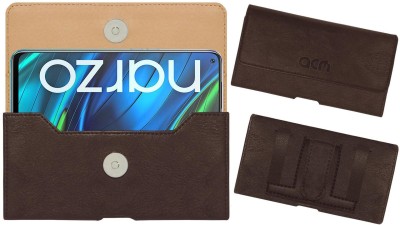 ACM Pouch for Realme Narzo 20 Pro(Brown, Holster, Pack of: 1)