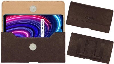 ACM Pouch for Realme C25y(Brown, Holster, Pack of: 1)