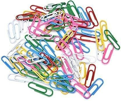 Oddy Clip Series Medium Metal Paper Clip(Set of 6, Multicolor)