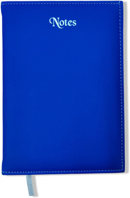 Vysoky PU Leather Hard Bound Executive A5 Note Book Single Rule 256 Pages(Blue)