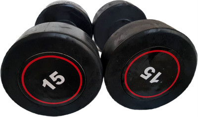 YMD Dumbbells Set , Bouncer Dumbbells , Bouncer Dumbbell 1 Pair of 15KG Fixed Weight Dumbbell(30 kg)