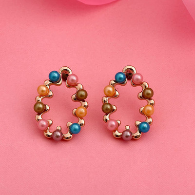 Estele 721/704-IG ER Pearl Alloy Stud Earring
