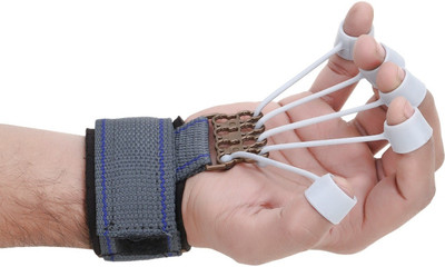 riyafitness Finger Stretcher Hand Yoga Trainer With Resistance Band For Men Women Hand Grip/Fitness Grip(Grey)