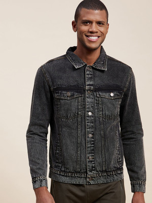 MASCLN SASSAFRAS Full Sleeve Washed Men Denim Jacket
