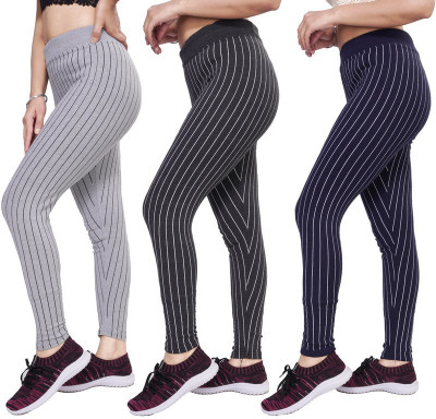 FAYDA MALL Multicolor Jegging(Striped)