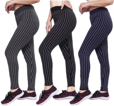 FAYDA MALL Multicolor Jegging(Striped)
