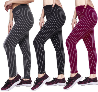 FAYDA MALL Multicolor Jegging(Striped)