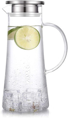IndusBay 1.3 L Glass Water Jug