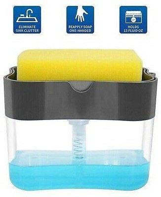 SWISS WONDER Soap Pump Dispenser for Dishwasher 310 ml Soap Dispenser(Clear)