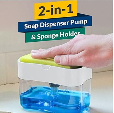 ActrovaX Soap Pump Dispenser 300 ml Soap Dispenser(Clear)