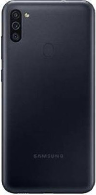 Docile Samsung Galaxy M11 Back Panel(Black)