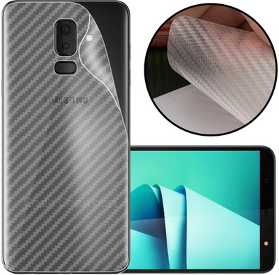 CASE CREATION Samsung Galaxy J8 (2021) Mobile Skin(3D Carbon Fibre Transparent Back Skin Matte Finish)