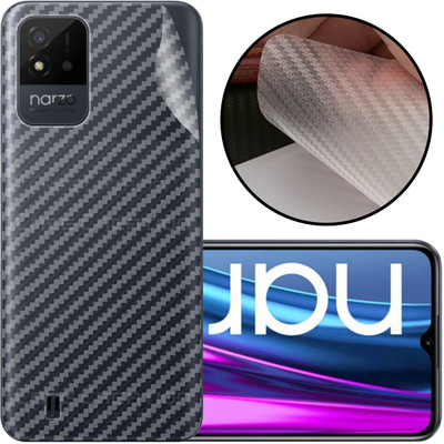 CASE CREATION Realme Narzo 50i Mobile Skin(3D Carbon Fibre Transparent Back Skin Matte Finish)