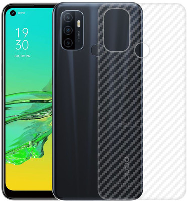CASE CREATION Oppo A53 Mobile Skin(3D Carbon Fibre Transparent Back Skin Matte Finish)