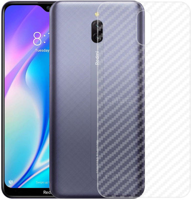 CASE CREATION Xiaomi Redmi 8A dual Mobile Skin(3D Carbon Fibre Transparent Back Skin Matte Finish)