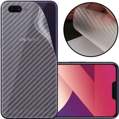 CASE CREATION Oppo A3s Mobile Skin(3D Carbon Fibre Transparent Back Skin Matte Finish)