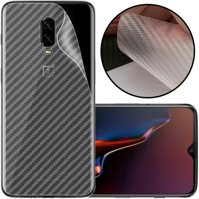 CASE CREATION OnePlus 6T Mobile Skin(3D Carbon Fibre Transparent Back Skin Matte Finish)