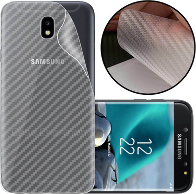 CASE CREATION Samsung Galaxy J7 Pro Mobile Skin(3D Carbon Fibre Transparent Back Skin Matte Finish)