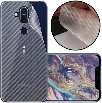 CASE CREATION Nokia 7.1 Plus Mobile Skin(3D Carbon Fibre Transparent Back Skin Matte Finish)