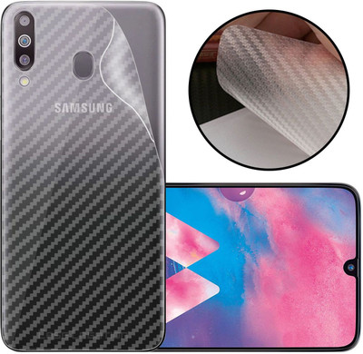 CASE CREATION Samsung Galaxy M30 (2019) Mobile Skin(3D Carbon Fibre Transparent Back Skin Matte Finish)