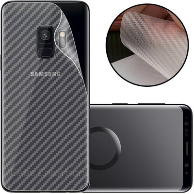CASE CREATION Samsung Galaxy S9 Mobile Skin(3D Carbon Fibre Transparent Back Skin Matte Finish)