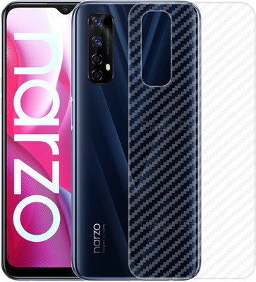 CASE CREATION Realme Narzo 20 Pro Mobile Skin(3D Carbon Fibre Transparent Back Skin Matte Finish)