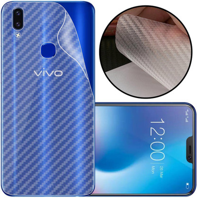 CASE CREATION Vivo V9 Mobile Skin(3D Carbon Fibre Transparent Back Skin Matte Finish)