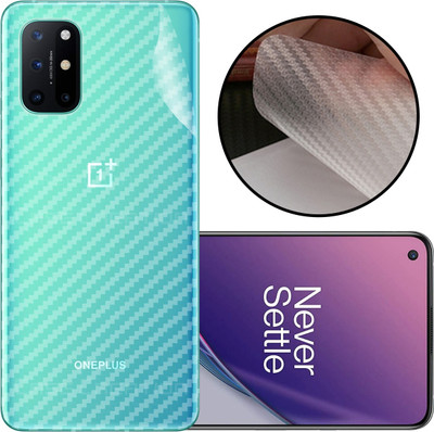 CASE CREATION OnePlus 8T Mobile Skin(3D Carbon Fibre Transparent Back Skin Matte Finish)