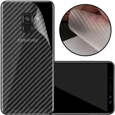 CASE CREATION Samsung Galaxy A8 (2021) A530F Mobile Skin(3D Carbon Fibre Transparent Back Skin Matte Finish)