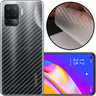 CASE CREATION Oppo F19 pro Mobile Skin(3D Carbon Fibre Transparent Back Skin Matte Finish)