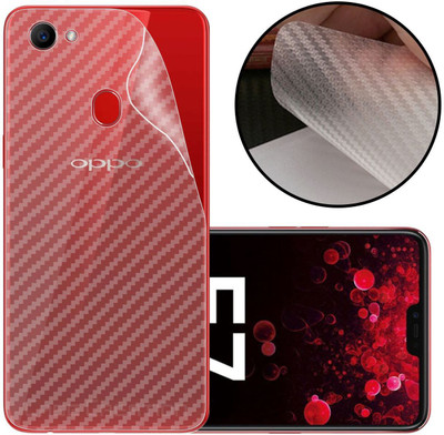 CASE CREATION Oppo F7 Youth Mobile Skin(3D Carbon Fibre Transparent Back Skin Matte Finish)