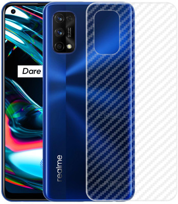CASE CREATION Realme 7 Pro Mobile Skin(3D Carbon Fibre Transparent Back Skin Matte Finish)